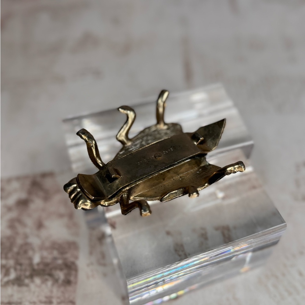 Estate Vintage EMRO Bar Fly Bottle Opener Brass St Louis Missouri - Picture 4 of 8